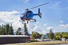 Helicopter visit Helicopter visit