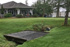 Golf Creek disappears Golf Creek disappears