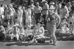 Watching a parade